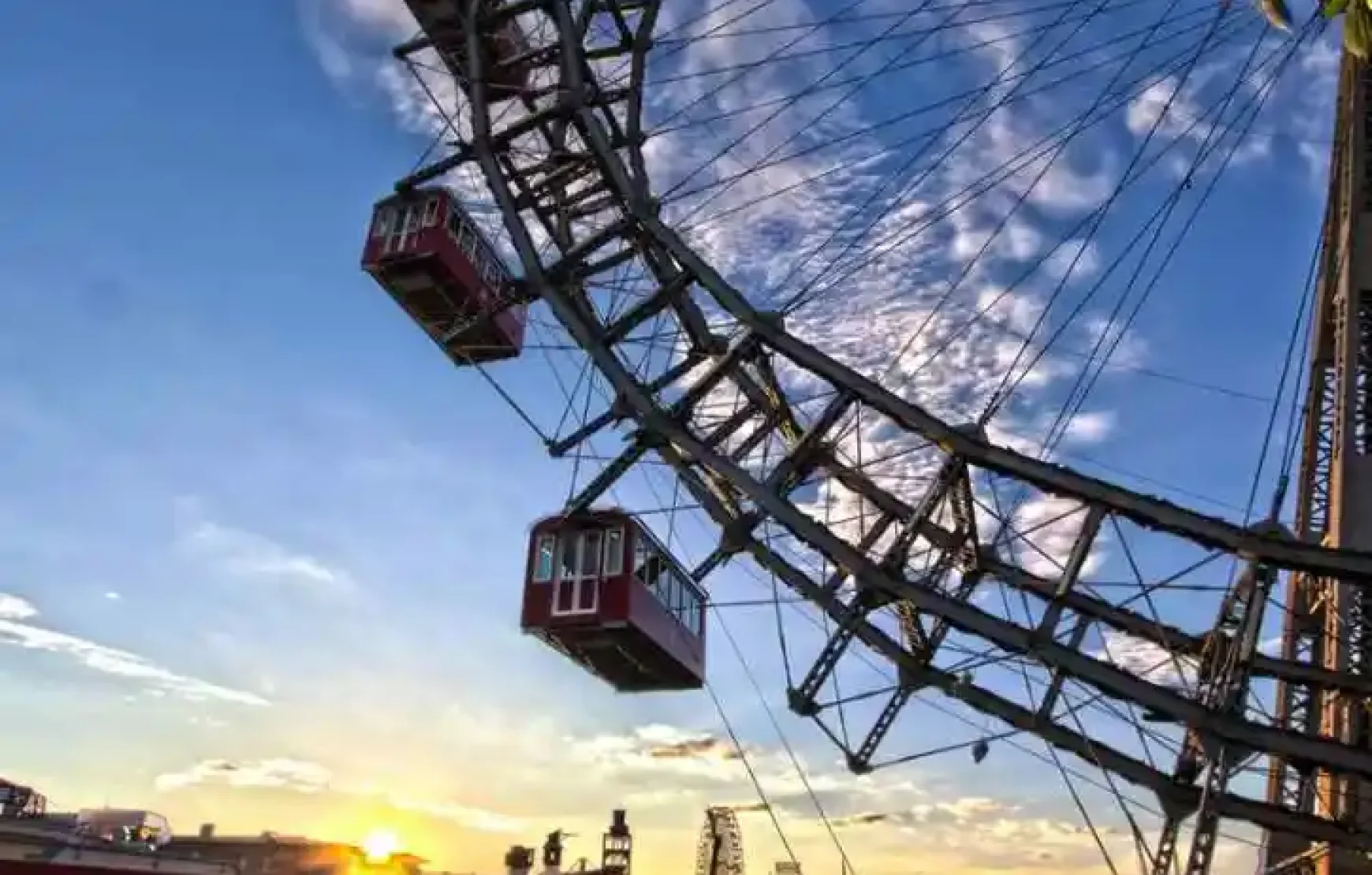 Vienna's Giant Ferris Wheel Ride Vienna Austria Vienna's Giant Ferris Wheel Ride Vienna Austria