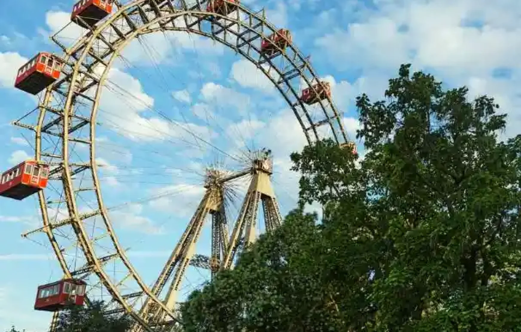 Vienna's Giant Ferris Wheel Ride Vienna Austria Vienna's Giant Ferris Wheel Ride Vienna Austria