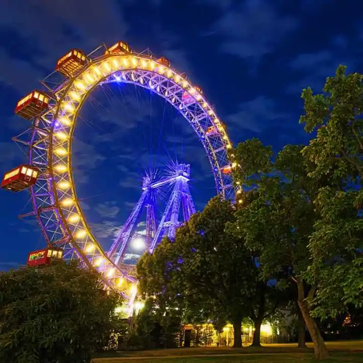 Vienna's Giant Ferris Wheel Ride Vienna Austria