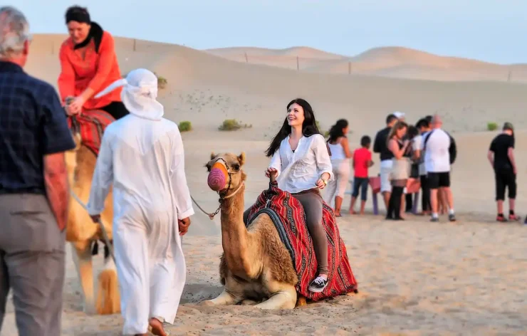Classic Dubai Desert Safari, Dune Bashing, Camel Ride,Food, Shows