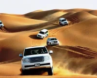 Drive towards desert