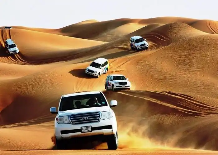 Drive towards desert