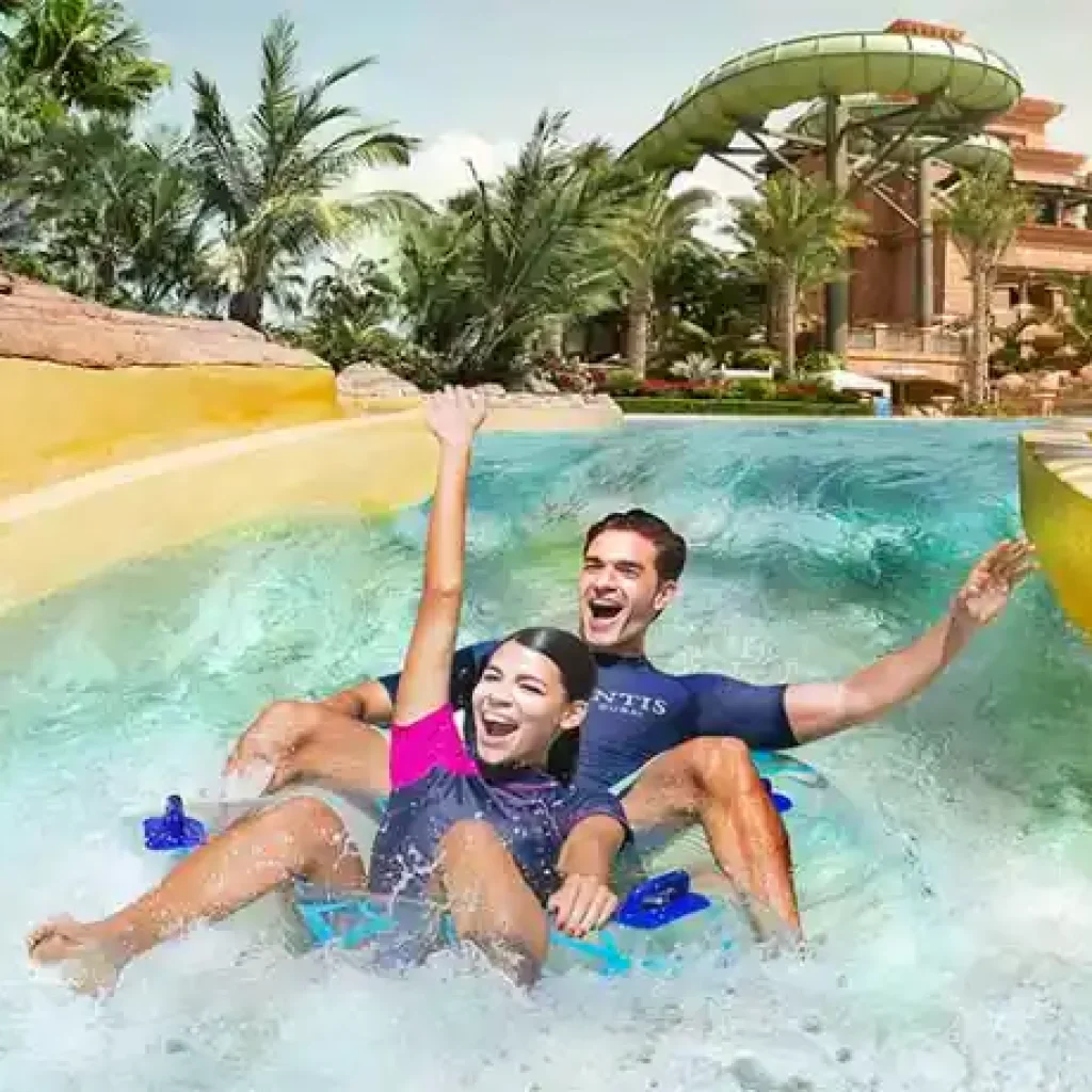 Experiences unlike anything you've ever had at a waterpark are what await you at Atlantis Aquaventure, located in the center of the grand Atlantis, The Palm Resort Full-day-Entrance-Tickets-to-Aquaventure-Waterpark-Dubai. Experiences unlike anything you've ever had at a waterpark are what await you at Atlantis Aquaventure, located in the center of the grand Atlantis, The Palm Resort Dubai.