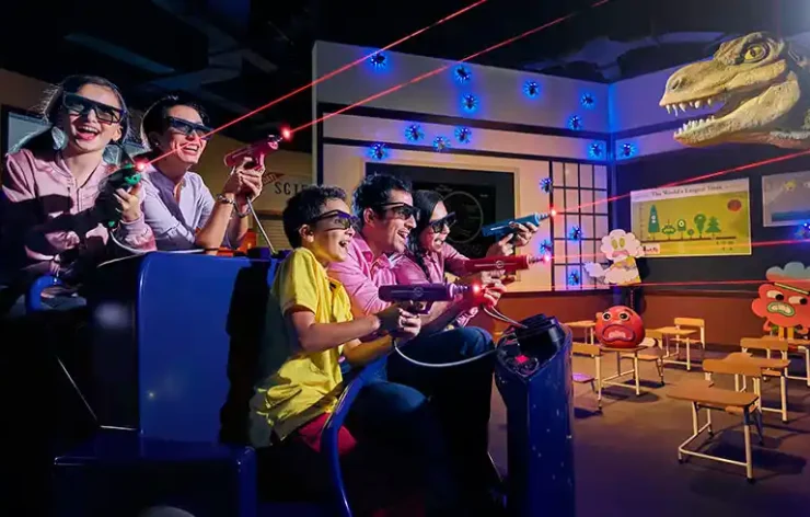 Tickets for entry into IMG Worlds of Adventure. IMG Worlds of Adventure is a theme park located indoors in Dubai, United Arab Emirates. It is the first large-scale theme park in Dubai. There are five "epic zones" in the park.  Discover IMG Worlds of Adventure, the biggest indoor theme complex in the world.