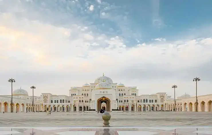 Explore one of the region's biggest palace with your Qasr Al Watan Palace tickets in Abu Dhabi. As you walk through the palace, take in the stunning architecture. The magnificent facade of Qasr Al Watan may not be centuries old, but that does not detract from this magnificent palace, which was only completed in 2017. Discover the UAE's opulent culture, rich craftsmanship, and time-honored traditions reflected in every square inch of this stunning structure as you explore Arabian heritage as it is redefined through the lens of the twenty-first century. Discover the Qasr Al Watan with your Presidential Palace Abu Dhabi tickets