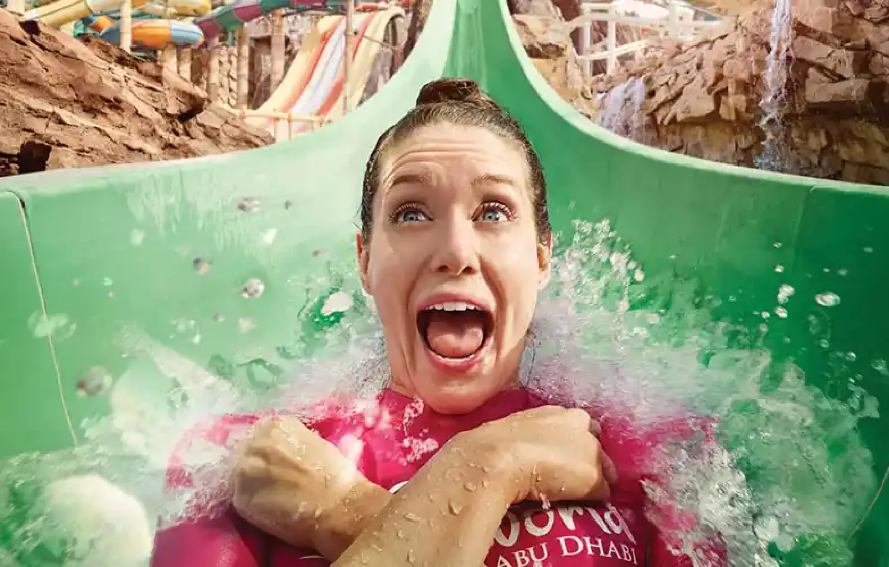 Yas Waterworld Entry Tickets Abu Dhabi. Explore the one of the world's Yas Waterworld park with your Yas Waterworld tickets at Yas Island, Abu Dhabi. While booking the ticket, you can select from various options, such as Yas Water World entrance, Ferrari World General Entrance, Warner Bros, and so on. Choose from the range offered, e.g., one day at one park, or select a combo of all three parks in one visit. Yas Waterworld Entry Tickets Abu Dhabi. Explore the one of the world's Yas Waterworld park with your Yas Waterworld tickets at Yas Island, Abu Dhabi. While booking the ticket, you can select from various options, such as Yas Water World entrance, Ferrari World General Entrance, Warner Bros, and so on. Choose from the range offered, e.g., one day at one park, or select a combo of all three parks in one visit.