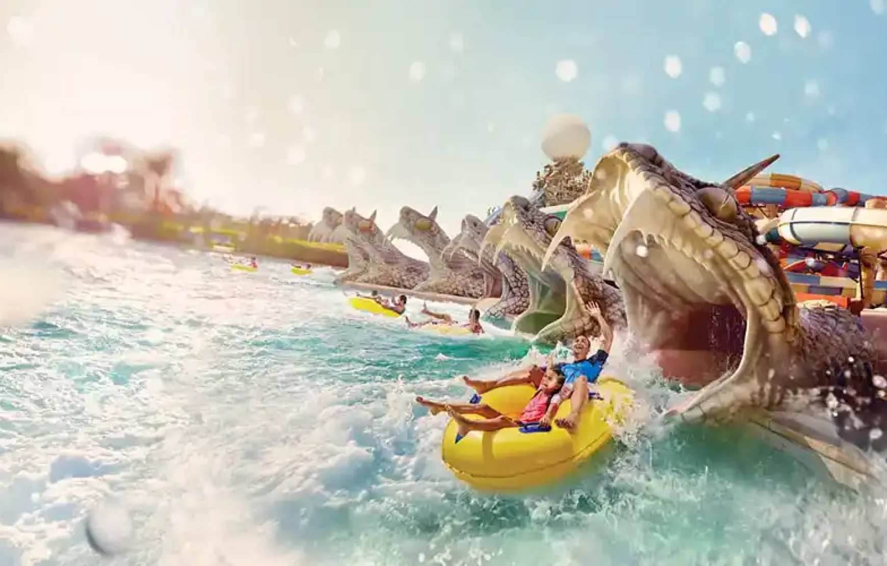 Yas Waterworld Entry Tickets Abu Dhabi. Explore the one of the world's Yas Waterworld park with your Yas Waterworld tickets at Yas Island, Abu Dhabi. While booking the ticket, you can select from various options, such as Yas Water World entrance, Ferrari World General Entrance, Warner Bros, and so on. Choose from the range offered, e.g., one day at one park, or select a combo of all three parks in one visit. Yas Waterworld Entry Tickets Abu Dhabi. Explore the one of the world's Yas Waterworld park with your Yas Waterworld tickets at Yas Island, Abu Dhabi. While booking the ticket, you can select from various options, such as Yas Water World entrance, Ferrari World General Entrance, Warner Bros, and so on. Choose from the range offered, e.g., one day at one park, or select a combo of all three parks in one visit.