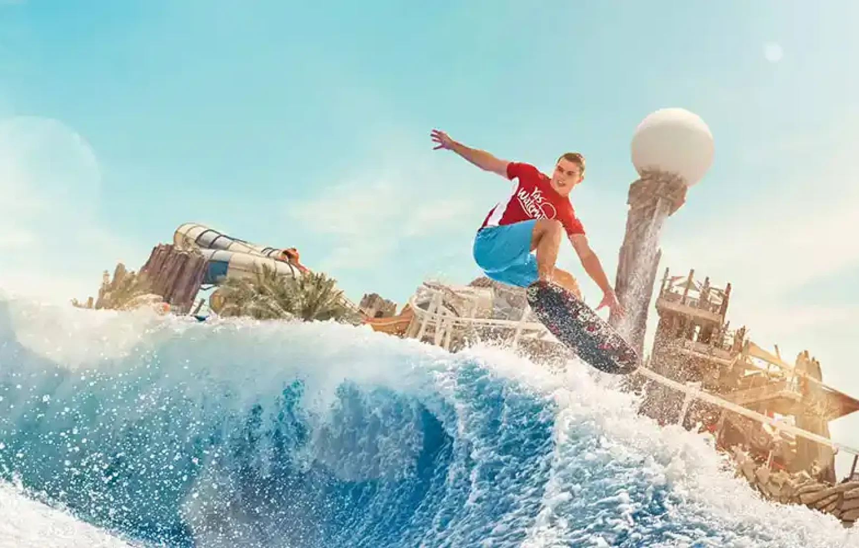 Yas Waterworld Entry Tickets Abu Dhabi. Explore the one of the world's Yas Waterworld park with your Yas Waterworld tickets at Yas Island, Abu Dhabi. While booking the ticket, you can select from various options, such as Yas Water World entrance, Ferrari World General Entrance, Warner Bros, and so on. Choose from the range offered, e.g., one day at one park, or select a combo of all three parks in one visit. Yas Waterworld Entry Tickets Abu Dhabi. Explore the one of the world's Yas Waterworld park with your Yas Waterworld tickets at Yas Island, Abu Dhabi. While booking the ticket, you can select from various options, such as Yas Water World entrance, Ferrari World General Entrance, Warner Bros, and so on. Choose from the range offered, e.g., one day at one park, or select a combo of all three parks in one visit.