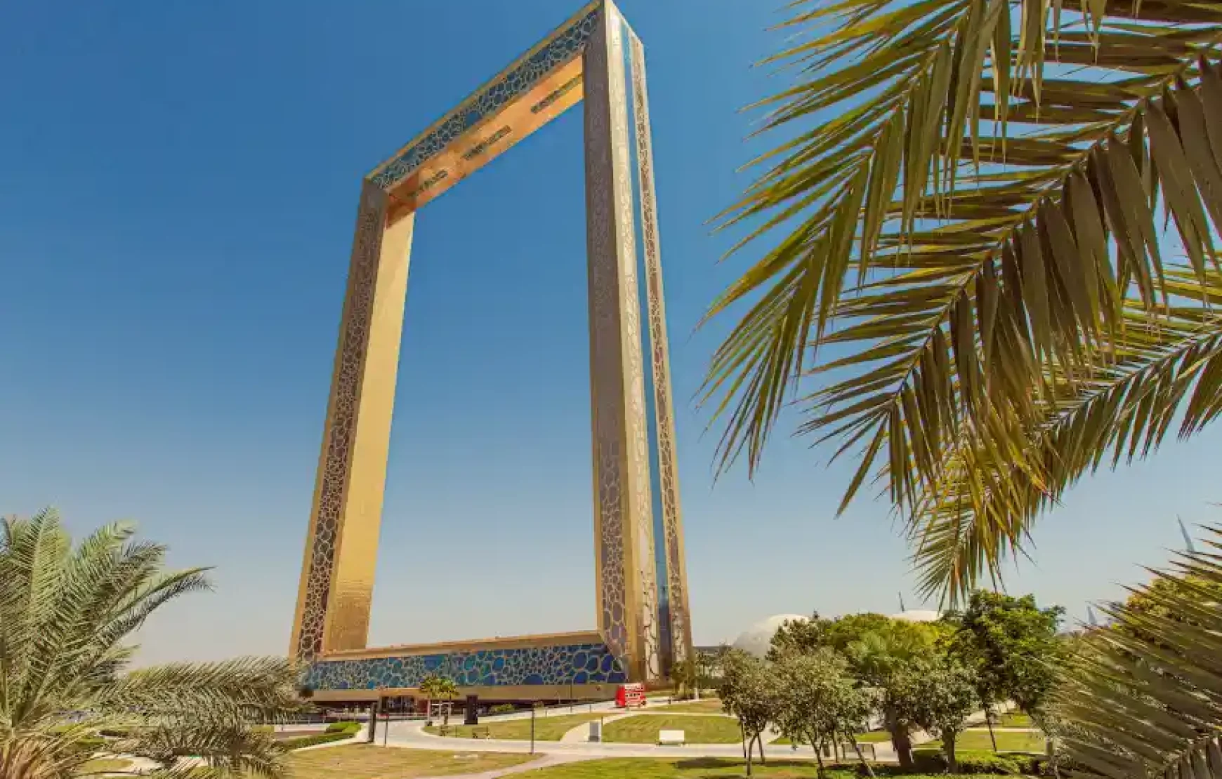 To see 360-degree views of Dubai City and enormous skyscrapers from two unique perspectives of the city—Old Dubai and New Dubai—book tickets for Dubai Frame. To see 360-degree views of Dubai City and enormous skyscrapers from two unique perspectives of the city—Old Dubai and New Dubai—book tickets for Dubai Frame.