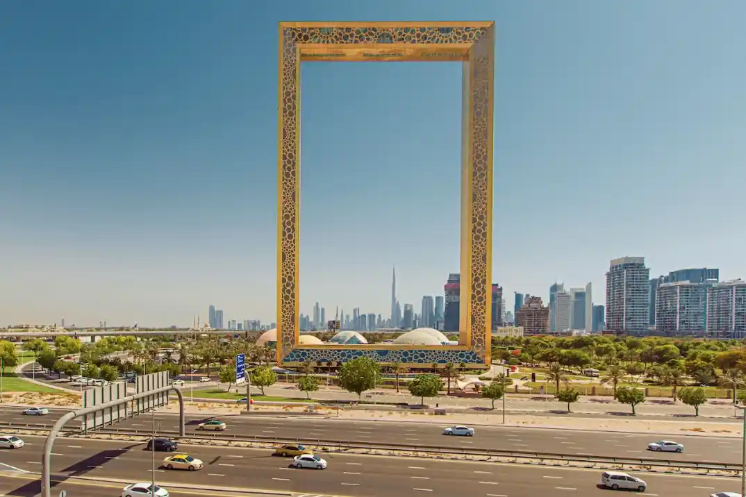 To see 360-degree views of Dubai City and enormous skyscrapers from two unique perspectives of the city—Old Dubai and New Dubai—book tickets for Dubai Frame.