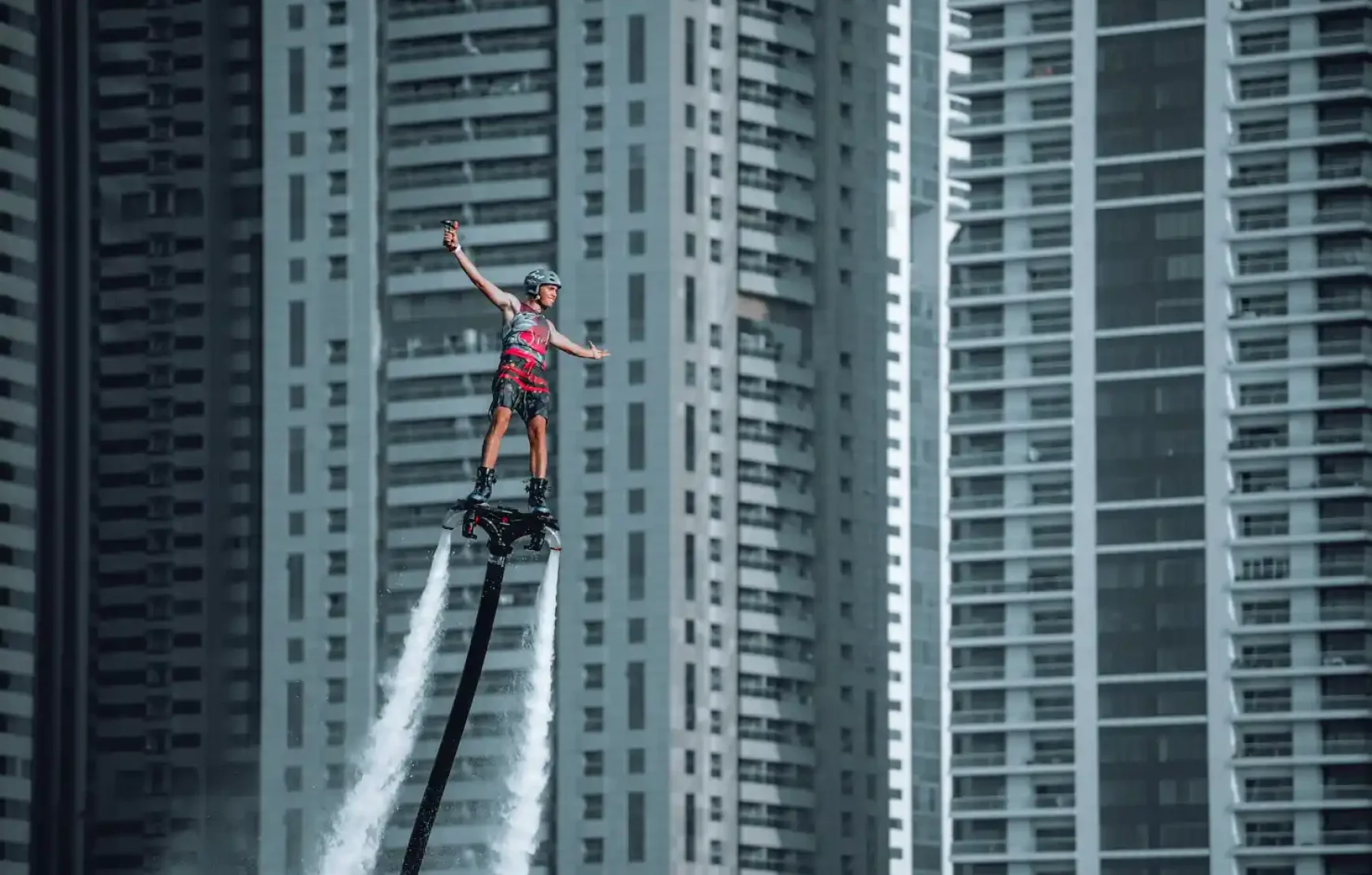 Flyboarding Dubai is an unforgettable experience. One of the most popular water sports in Dubai is flyboarding, which is drawing more people to the city in search of an unrivaled level of excitement and adventure. You can perform tricks like a backflip while flying like Superman above Dubai's ocean. Flyboarding Dubai is a 20-minute experience foot-mounted board that looks like a powered wakeboard. Flyboarding Dubai is an unforgettable experience. One of the most popular water sports in Dubai is flyboarding, which is drawing more people to the city in search of an unrivaled level of excitement and adventure. You can perform tricks like a backflip while flying like Superman above Dubai's ocean. Flyboarding Dubai is a 20-minute experience foot-mounted board that looks like a powered wakeboard.