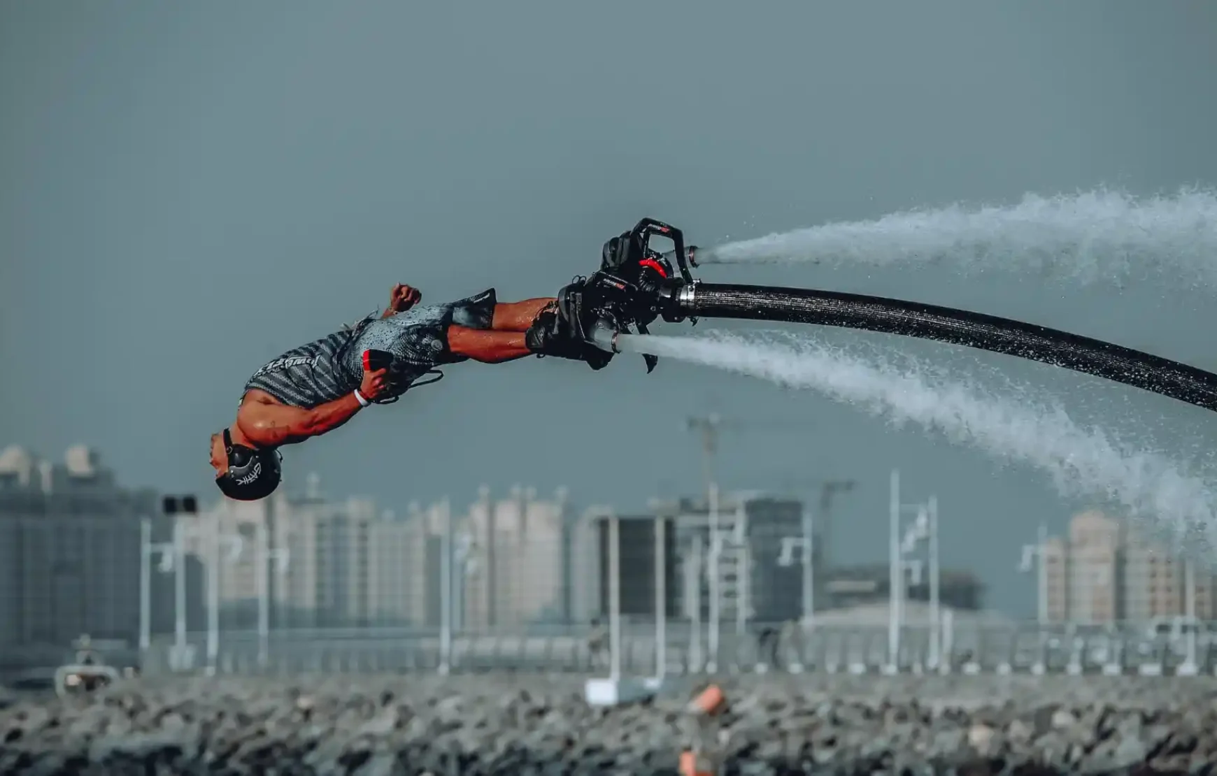 Flyboarding Dubai is an unforgettable experience. One of the most popular water sports in Dubai is flyboarding, which is drawing more people to the city in search of an unrivaled level of excitement and adventure. You can perform tricks like a backflip while flying like Superman above Dubai's ocean. Flyboarding Dubai is a 20-minute experience foot-mounted board that looks like a powered wakeboard. Flyboarding Dubai is an unforgettable experience. One of the most popular water sports in Dubai is flyboarding, which is drawing more people to the city in search of an unrivaled level of excitement and adventure. You can perform tricks like a backflip while flying like Superman above Dubai's ocean. Flyboarding Dubai is a 20-minute experience foot-mounted board that looks like a powered wakeboard.