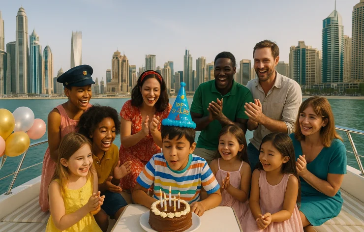 birthday celebration dubai yachtl uxury 5