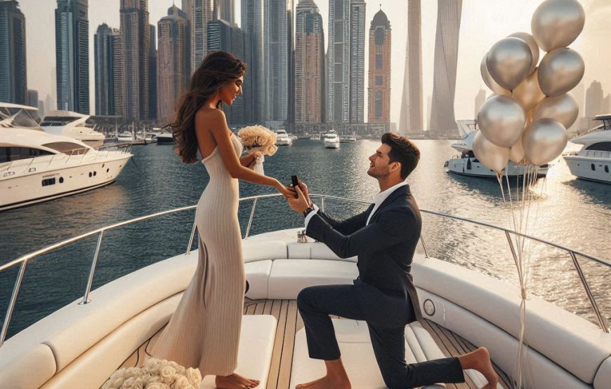Marriage Proposal On a Luxury Private Yacht in Dubai