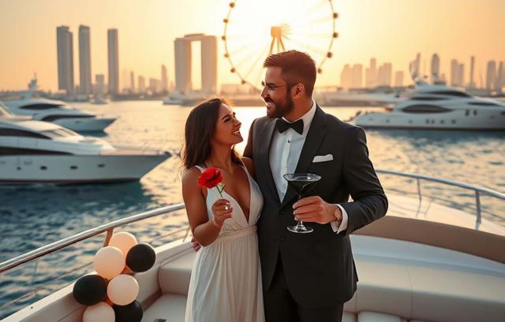 couple yacht anniversary 2