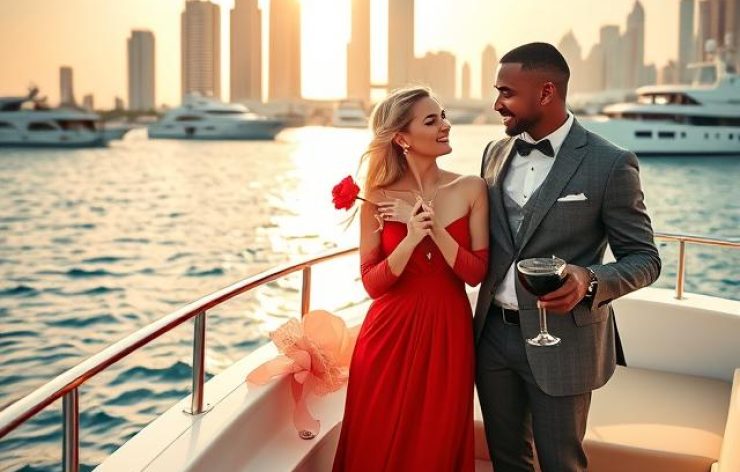 Dubai Anniversary Celebration on Luxury Private Yacht